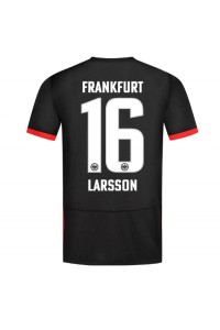 Eintracht Frankfurt Hugo Larsson #16 Fotballdrakt Borte Klær 2024-25 Korte ermer